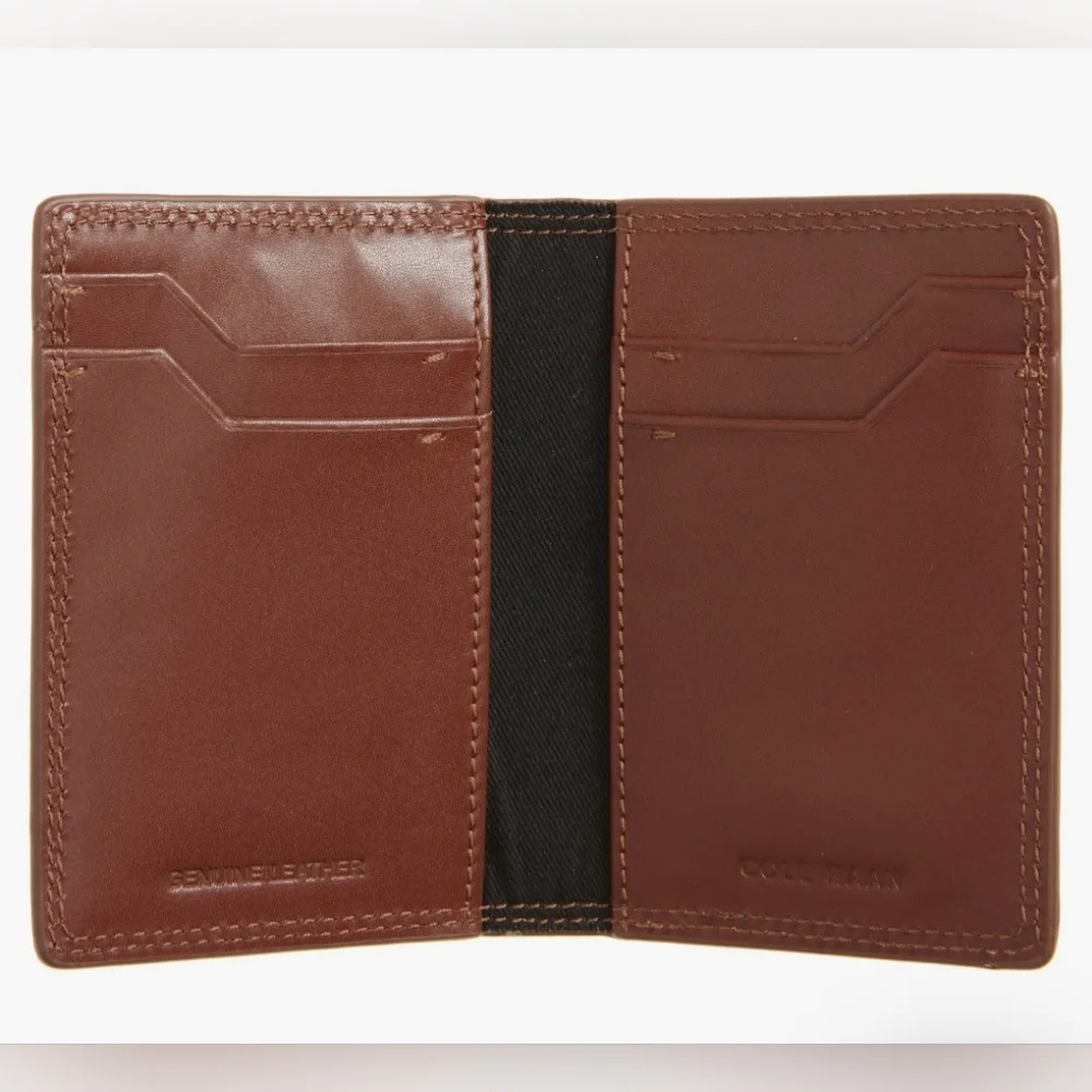 Cole Haan Men's Leather Bifold Wallet OS - Picture 2 of 5